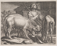 KG 02666
<br/>
De verloren zoon als zwijnshoeder
<br/>
<em>Bolswert, Boëtius (ca.1580-1633)</em>